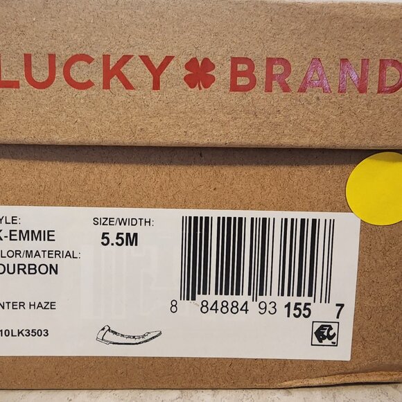 Lucky Brand Emmie Flats Light Cognac 5.5M - A047 - Picture 8 of 9
